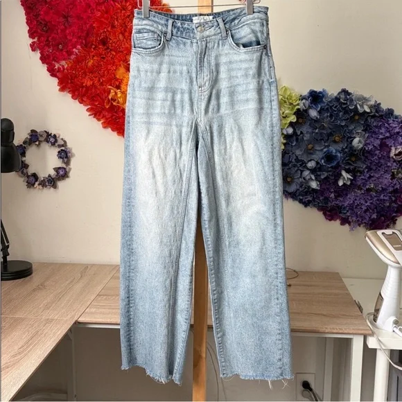Free People Relaxed Straight Slouch Jeans - Picture 4 of 14